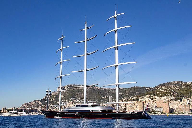 a boat on the water aboard MALTESE FALCON Yacht for Sale