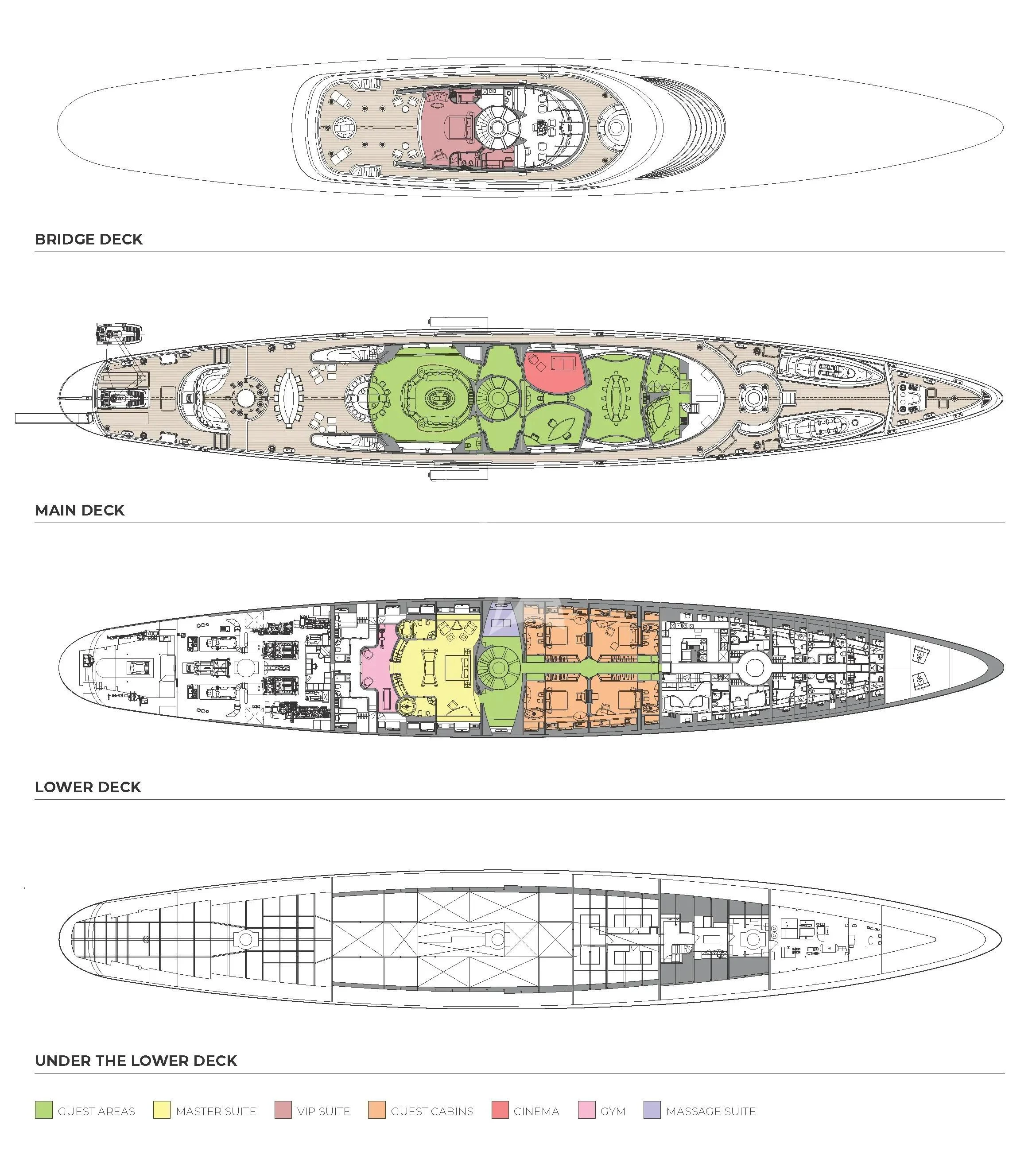 diagram aboard MALTESE FALCON Yacht for Sale