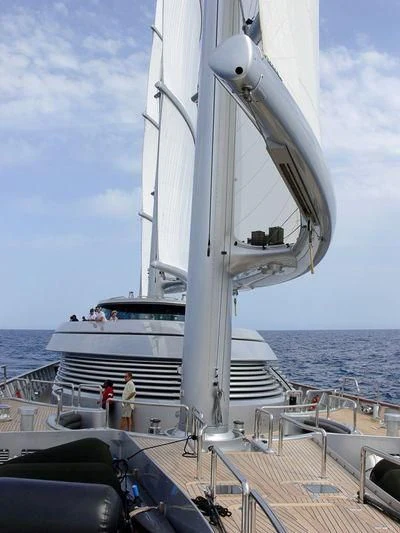 a sailboat on the water aboard MALTESE FALCON Yacht for Sale