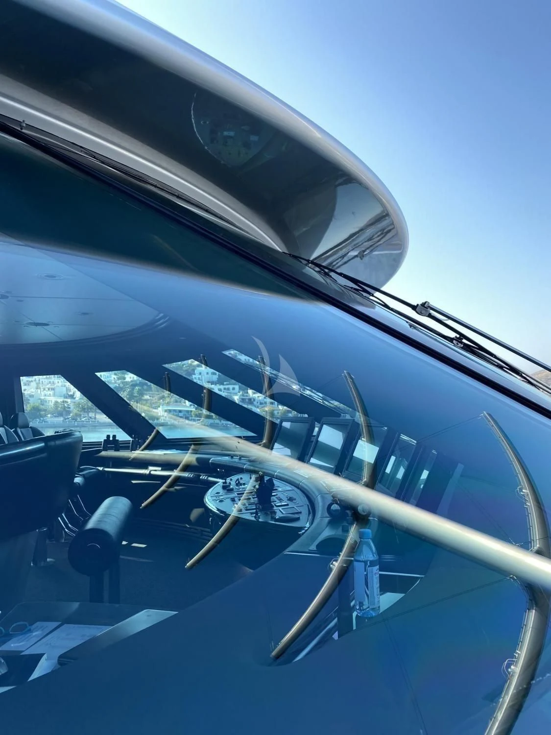 a close-up of a plane aboard MALTESE FALCON Yacht for Sale