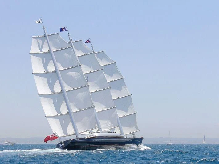 a sailboat on the water aboard MALTESE FALCON Yacht for Sale
