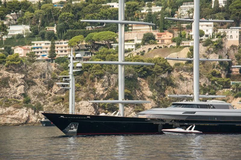 a boat on the water aboard MALTESE FALCON Yacht for Sale