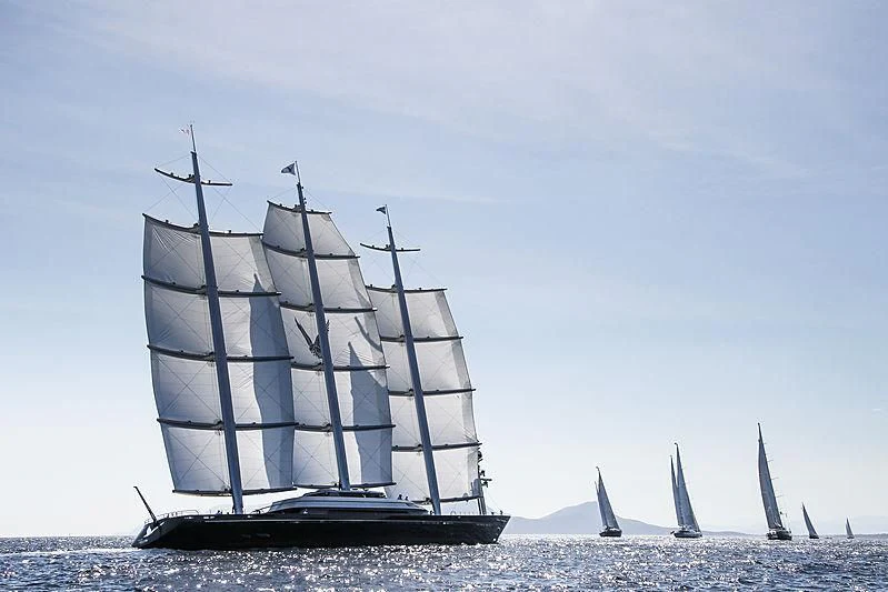a sailboat on the water aboard MALTESE FALCON Yacht for Sale