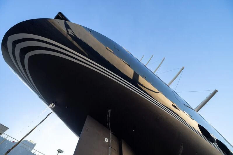 a close-up of a satellite aboard MALTESE FALCON Yacht for Sale