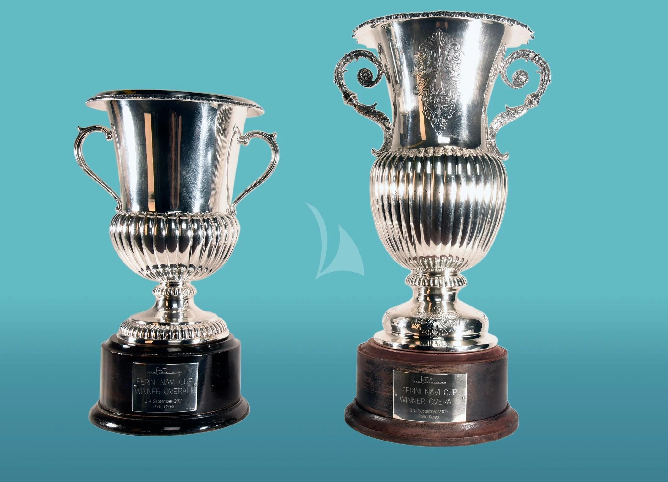 a set of trophies aboard MALTESE FALCON Yacht for Sale