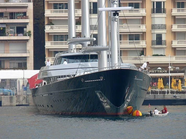 a boat on the water aboard MALTESE FALCON Yacht for Sale