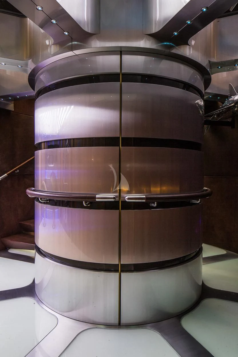 a close-up of a mixer aboard MALTESE FALCON Yacht for Sale