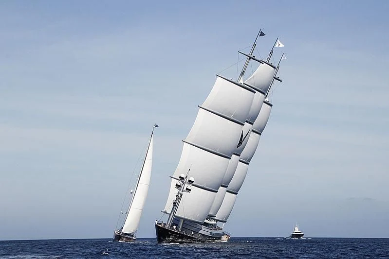 a group of boats in the water aboard MALTESE FALCON Yacht for Sale