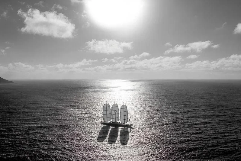 a few wooden boats in the water aboard MALTESE FALCON Yacht for Sale