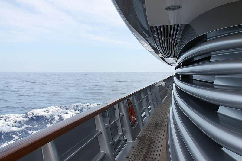 a boat on the water aboard MALTESE FALCON Yacht for Sale