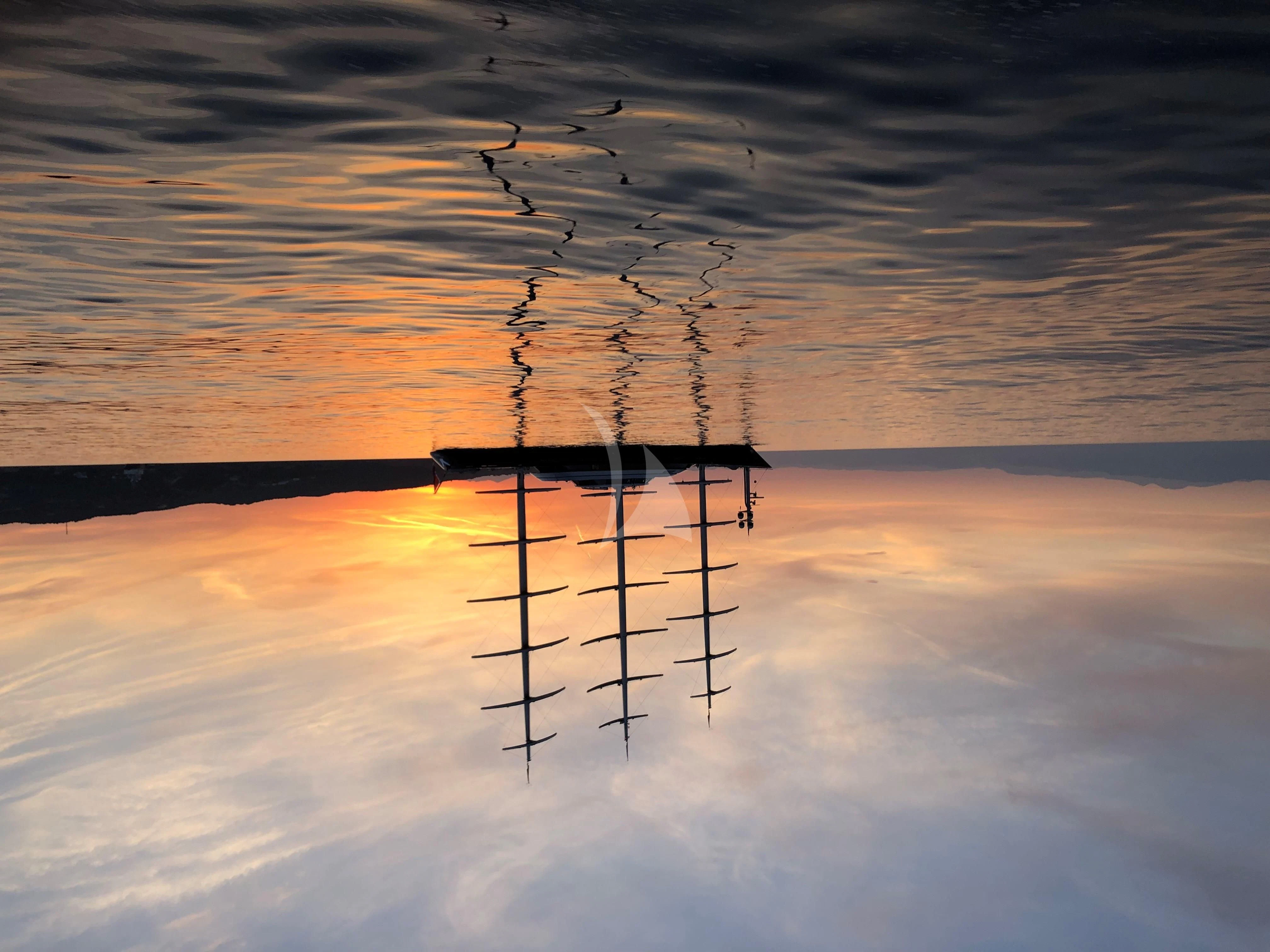 a pole with wires aboard MALTESE FALCON Yacht for Sale