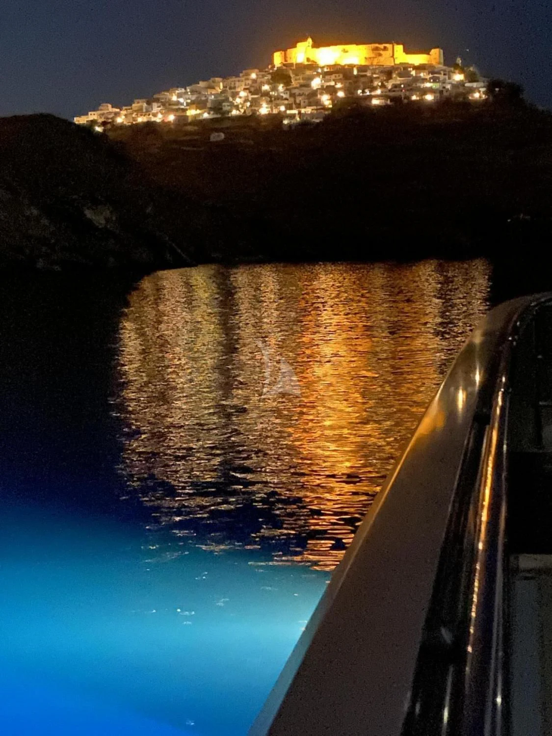 a body of water with a building in the background aboard MALTESE FALCON Yacht for Sale