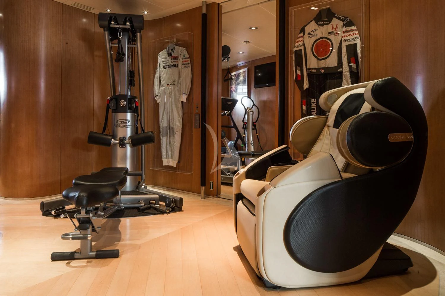 a machine on the counter aboard MALTESE FALCON Yacht for Sale