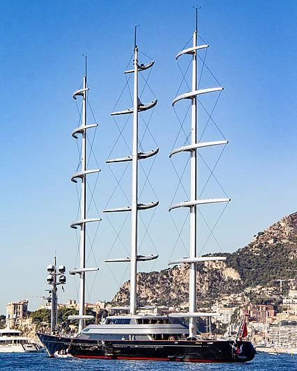 a boat on the water aboard MALTESE FALCON Yacht for Sale