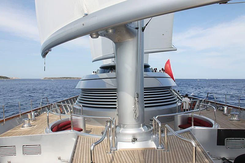 a boat on a boat aboard MALTESE FALCON Yacht for Sale