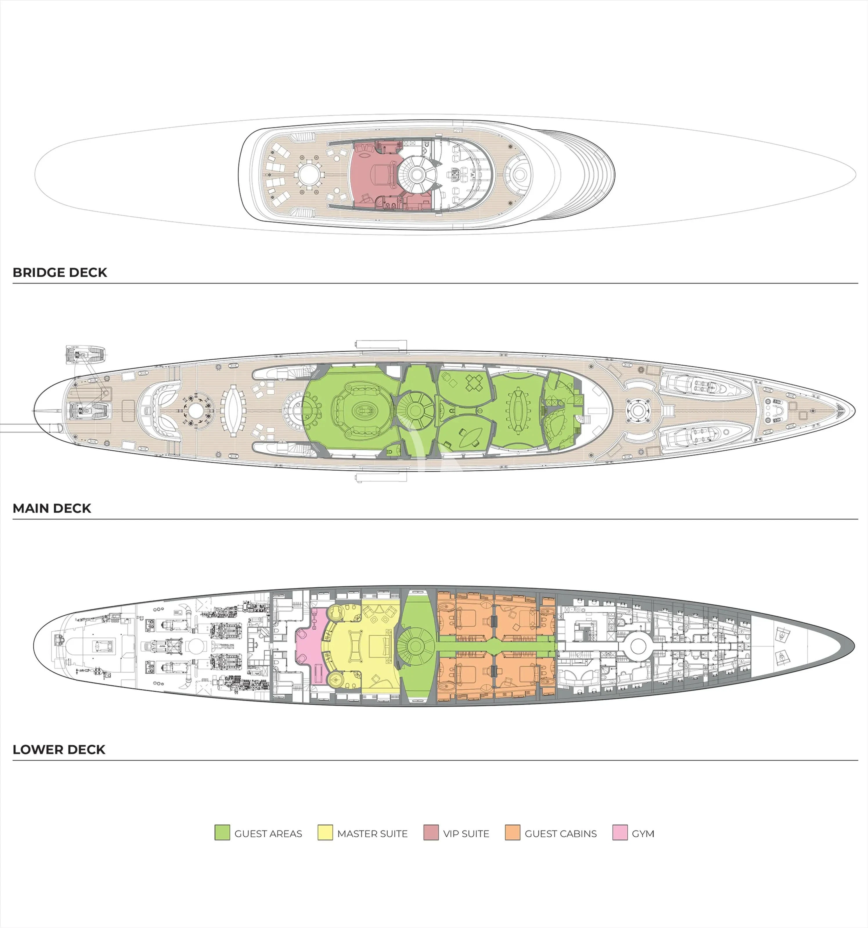 diagram aboard MALTESE FALCON Yacht for Sale