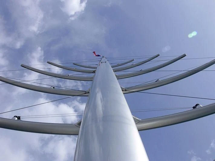 a close-up of a cable aboard MALTESE FALCON Yacht for Sale