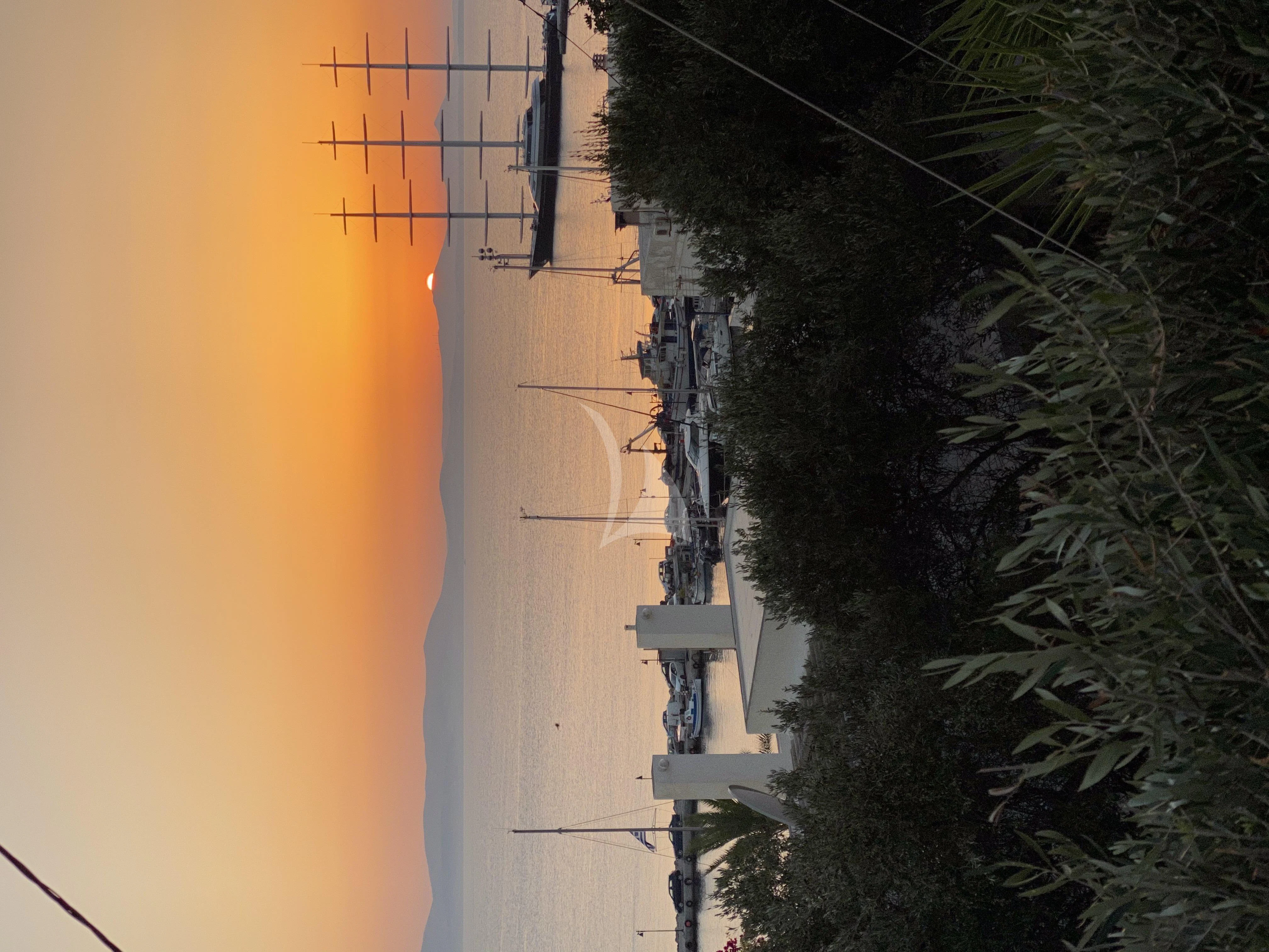 a building with a tree and grass aboard MALTESE FALCON Yacht for Sale