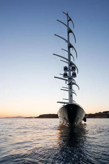 a large ship in the water aboard MALTESE FALCON Yacht for Sale