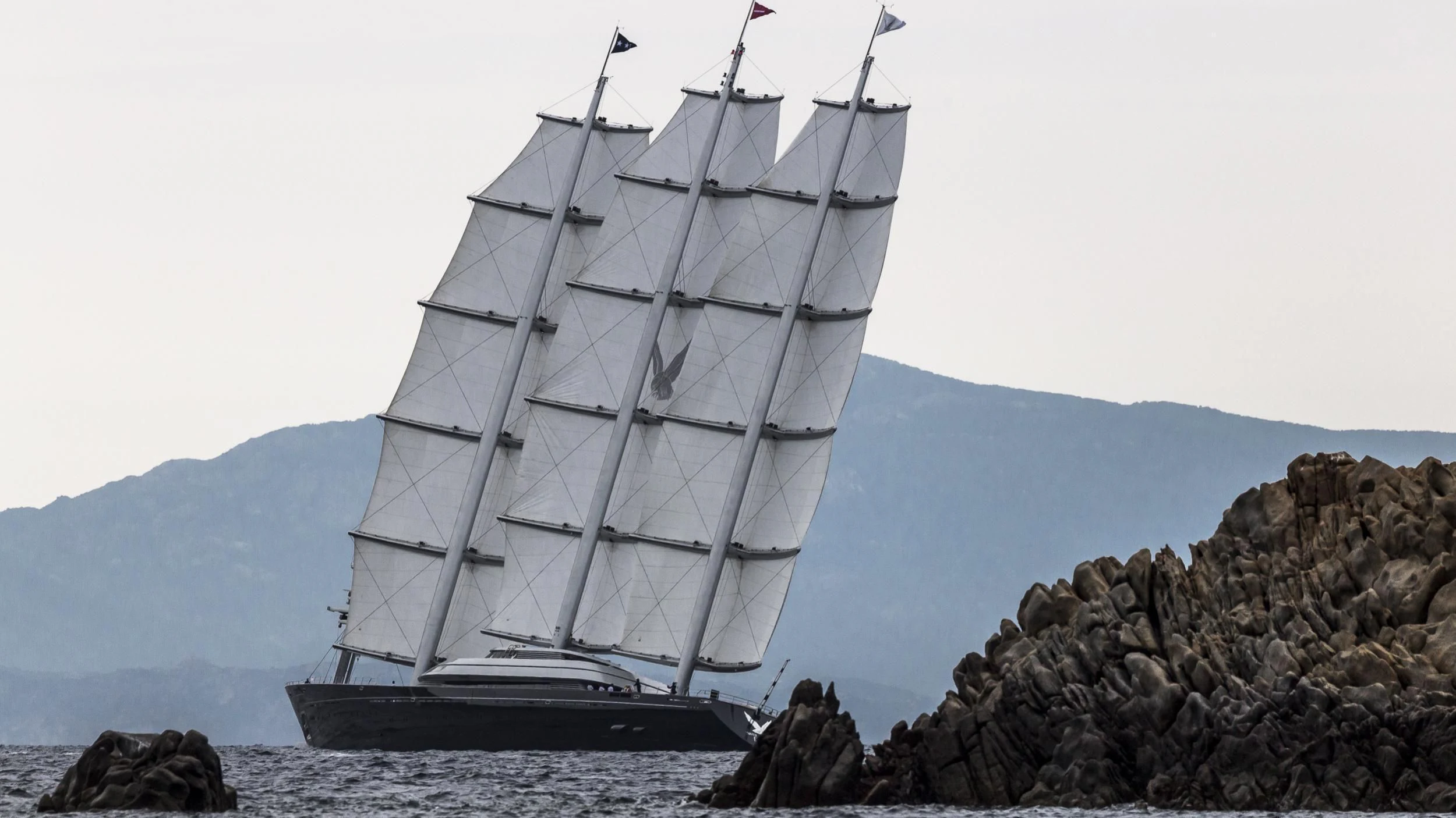 a sailboat on the water aboard MALTESE FALCON Yacht for Sale