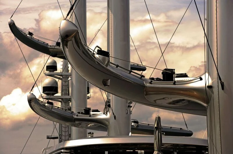 a machine on the counter aboard MALTESE FALCON Yacht for Sale