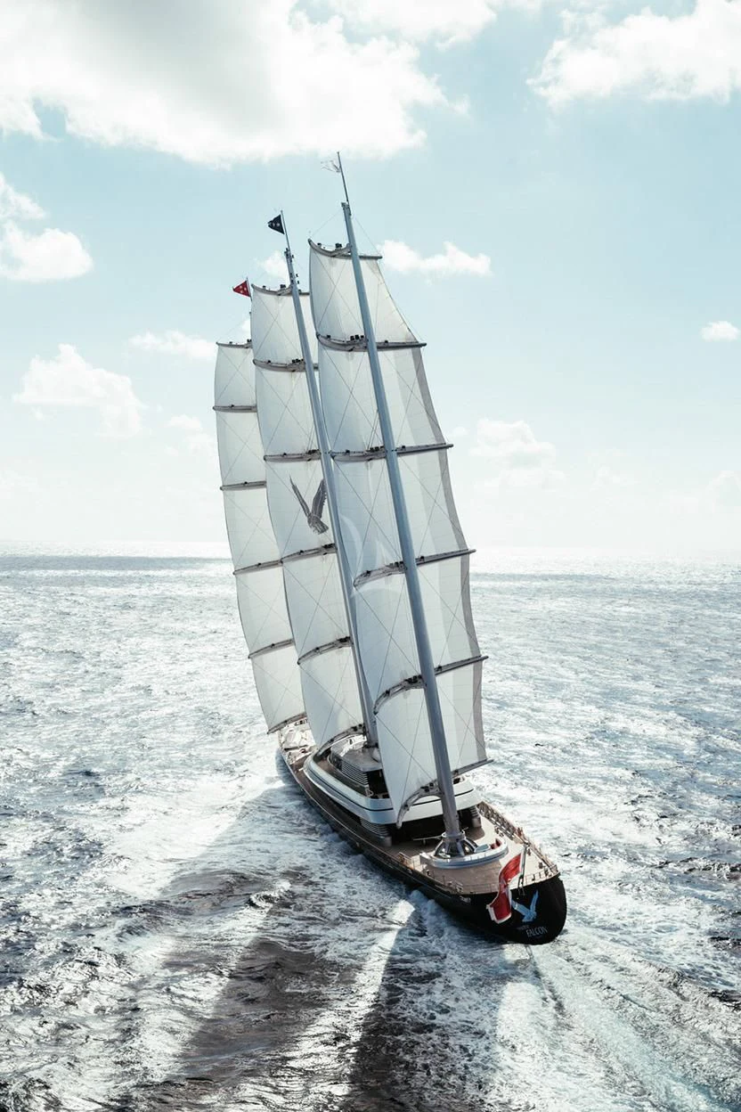 a sailboat on the water aboard MALTESE FALCON Yacht for Sale