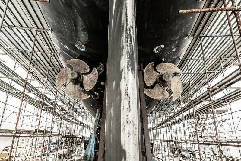 a group of stuffed animals in a cage aboard MALTESE FALCON Yacht for Sale
