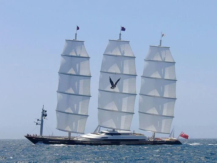 a couple of large sailboats in the water aboard MALTESE FALCON Yacht for Sale