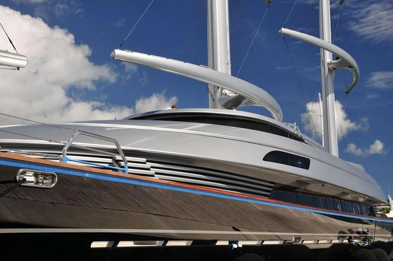 a close-up of a boat aboard MALTESE FALCON Yacht for Sale