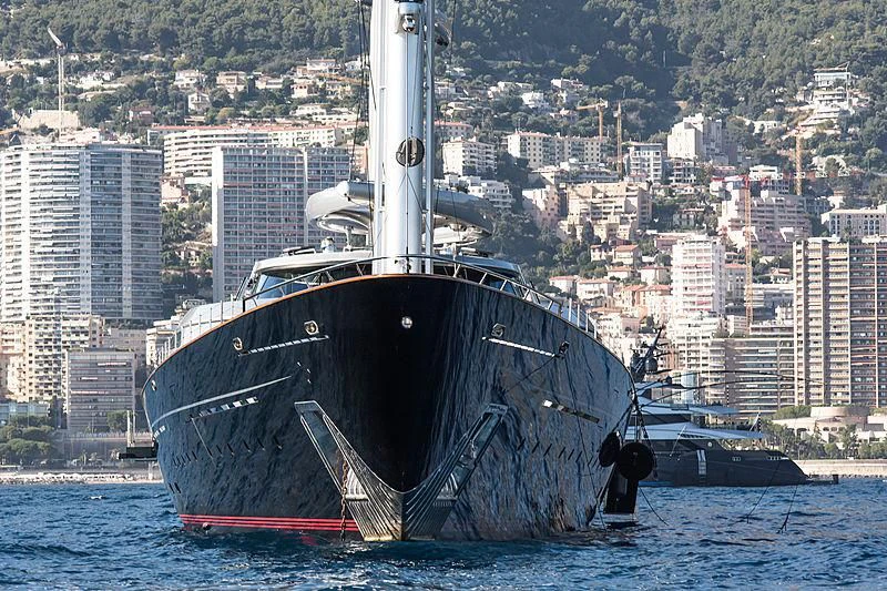 a large ship in the water aboard MALTESE FALCON Yacht for Sale