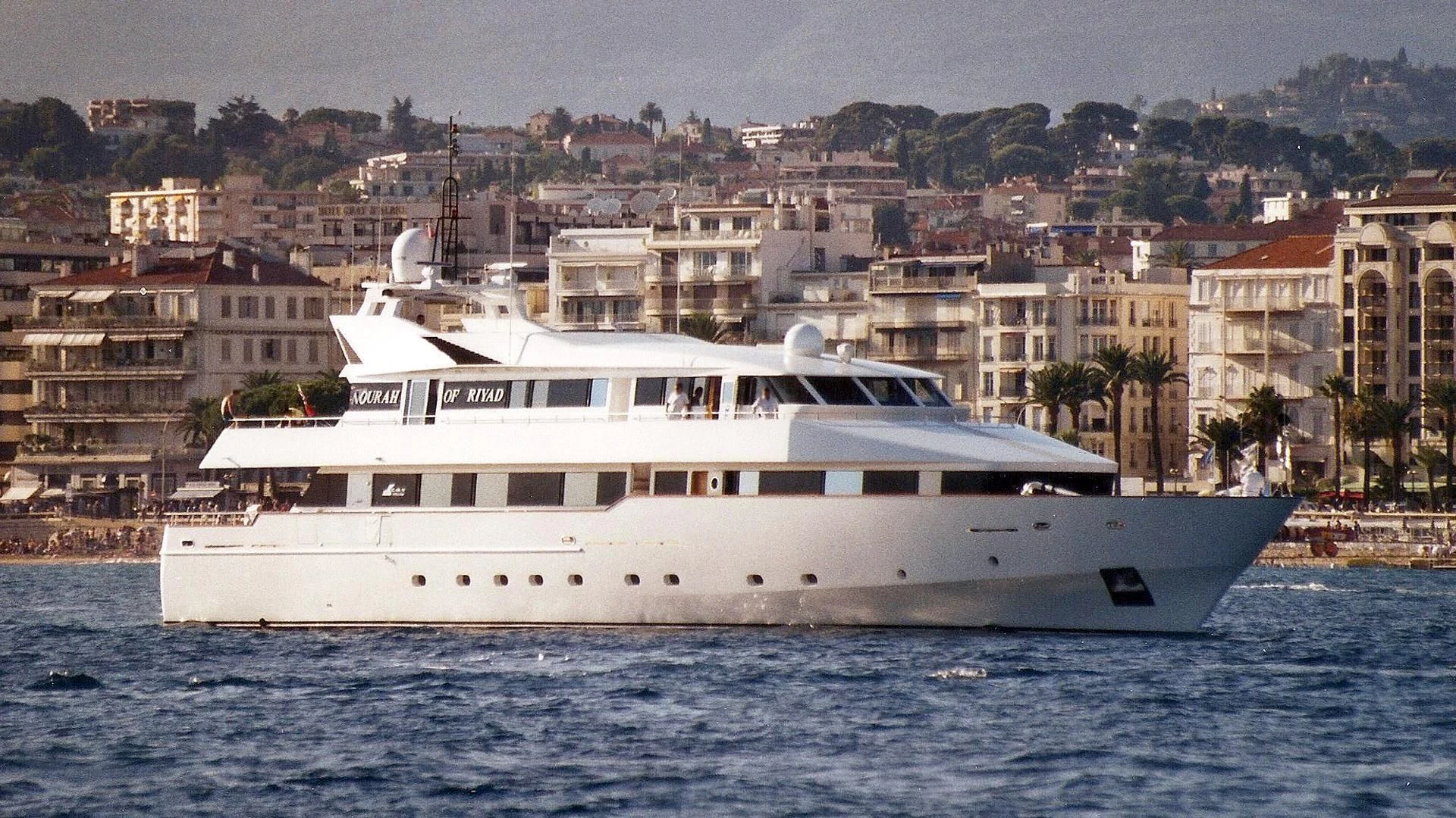a white yacht in the water aboard BELLA STELLA Yacht for Charter