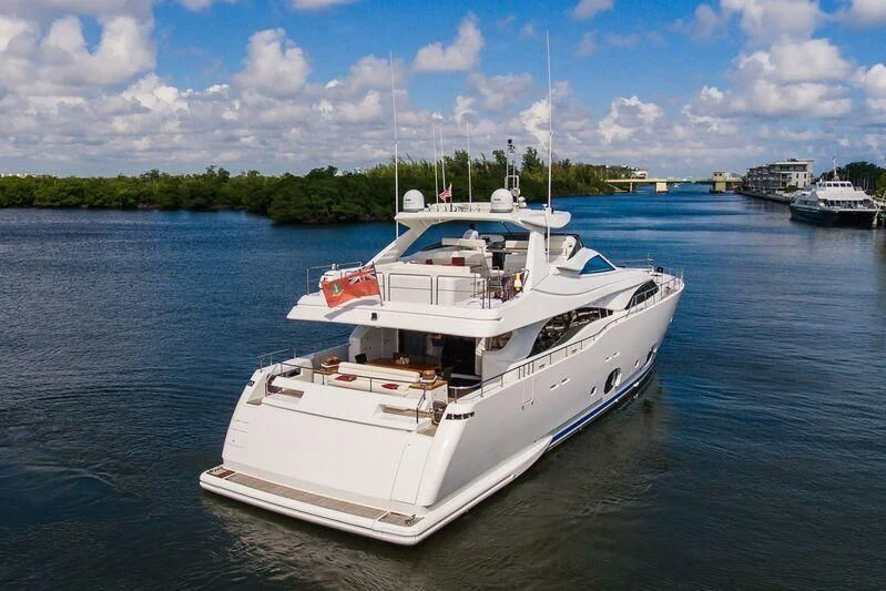 a boat on the water aboard ALEGRA Yacht for Sale