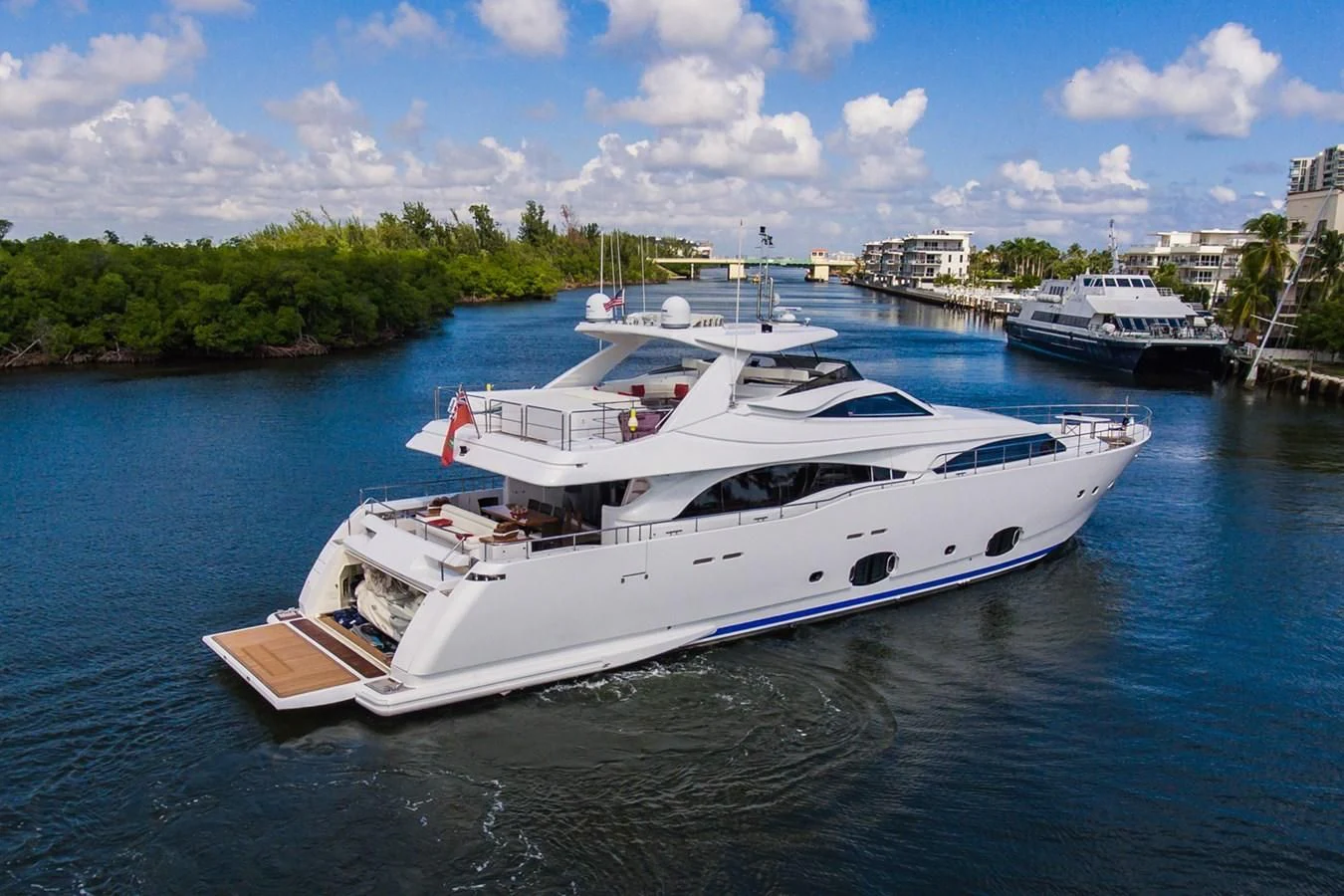 a boat on the water aboard ALEGRA Yacht for Sale