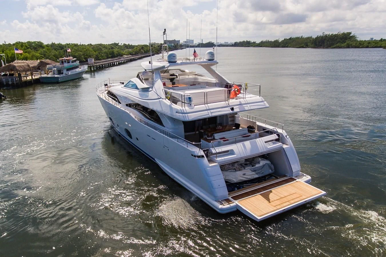 a boat on the water aboard ALEGRA Yacht for Sale
