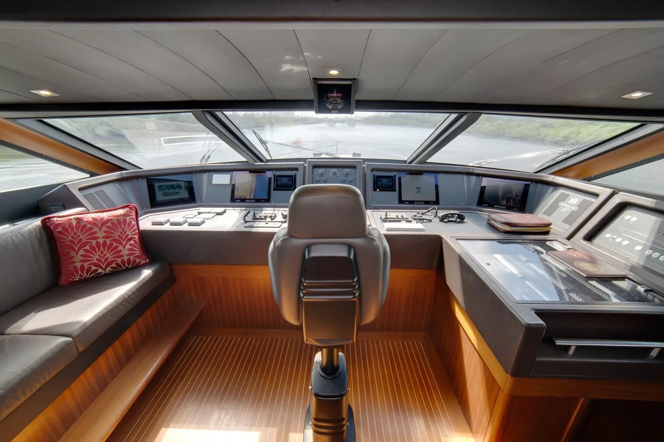 inside of a vehicle aboard ALEGRA Yacht for Sale