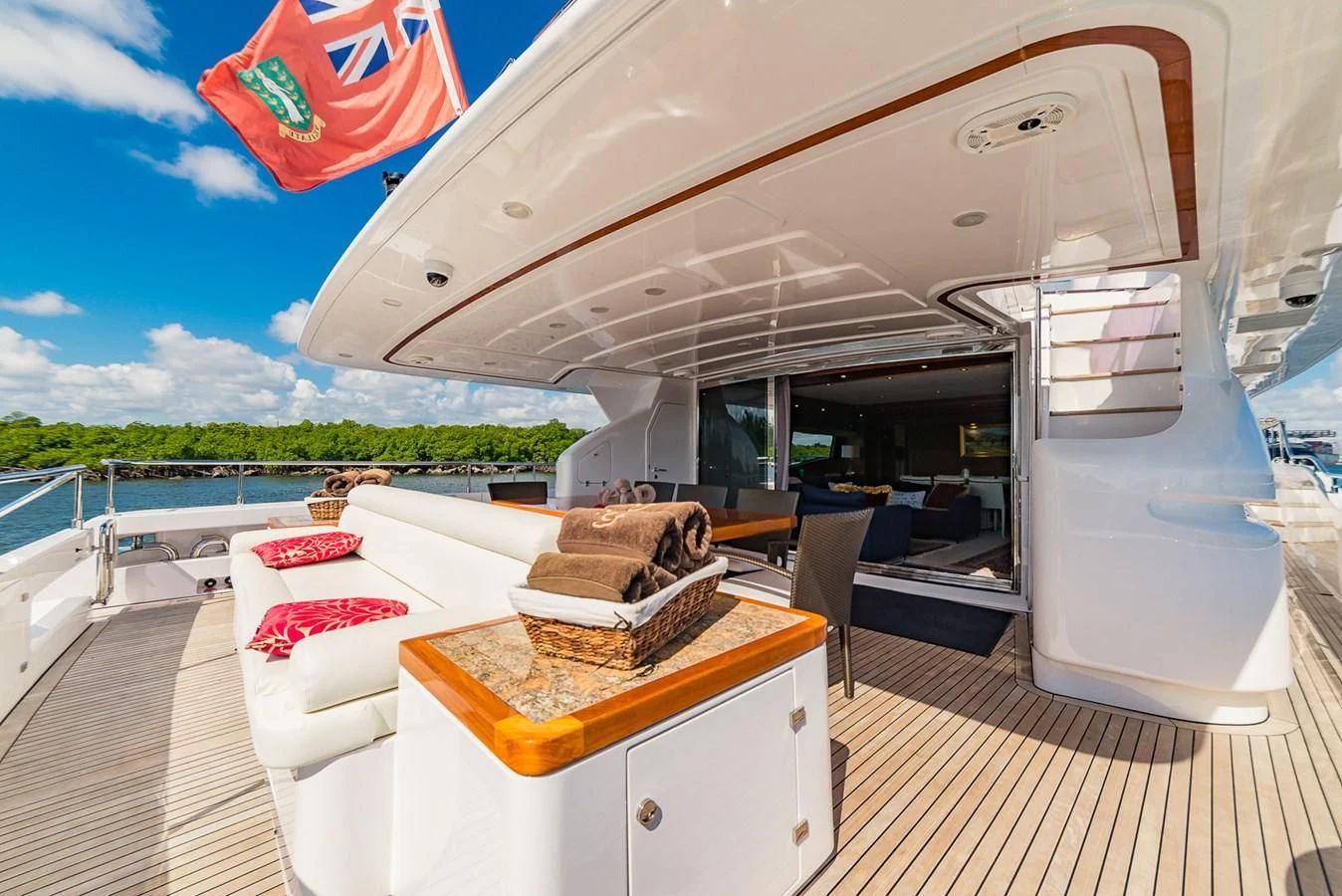 a boat on a dock aboard ALEGRA Yacht for Sale