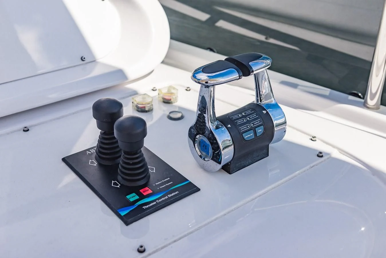a machine on the counter aboard ALEGRA Yacht for Sale