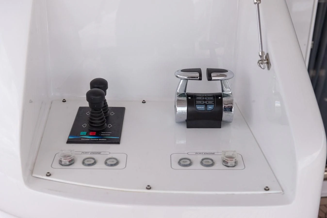 a white medical device aboard ALEGRA Yacht for Sale