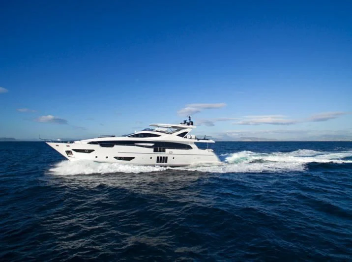 a boat on the water aboard MEMORIES TOO Yacht for Sale