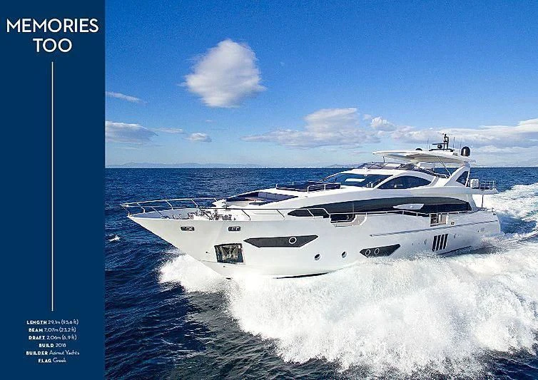 a boat on the water aboard MEMORIES TOO Yacht for Sale