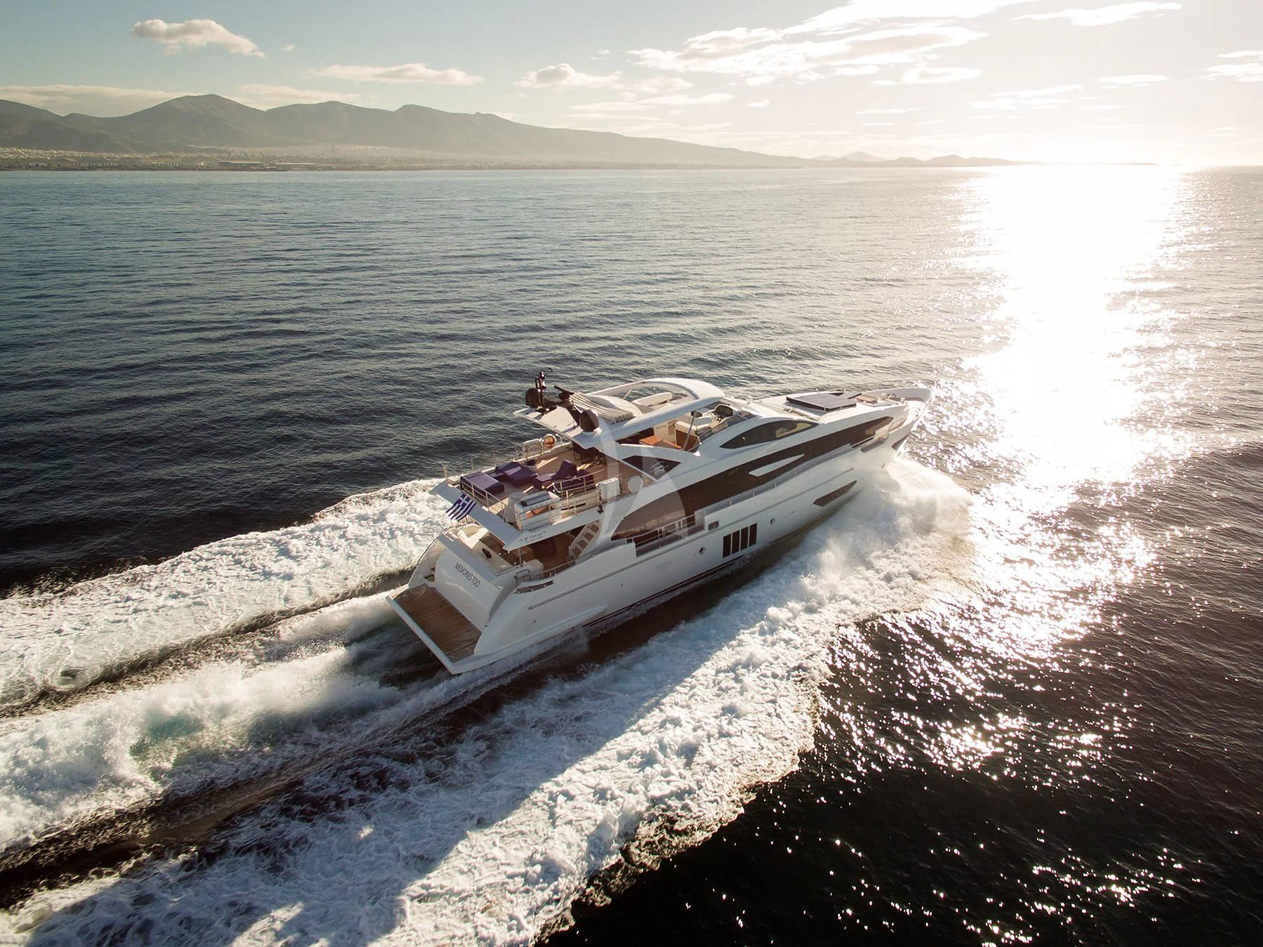 a boat on the water aboard MEMORIES TOO Yacht for Sale