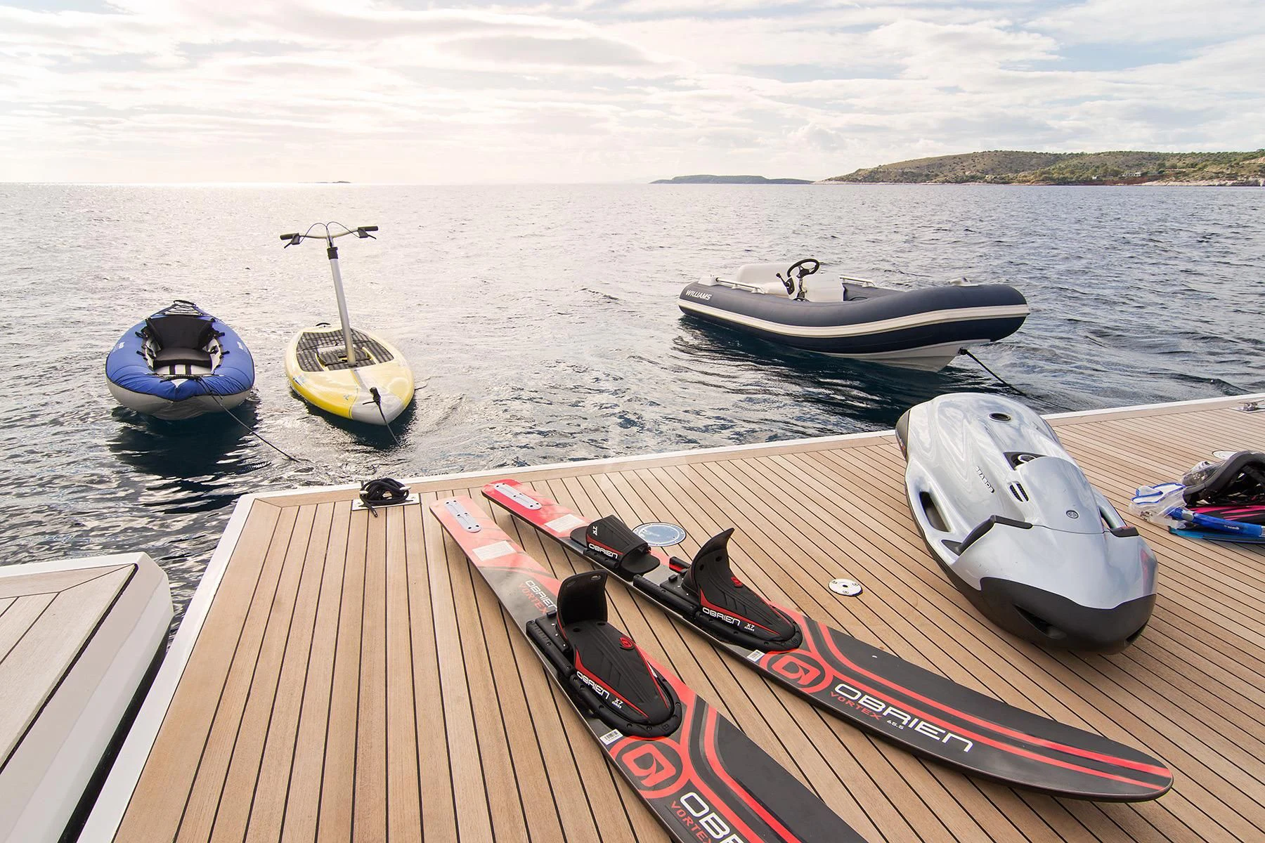 boats on the water aboard MEMORIES TOO Yacht for Sale