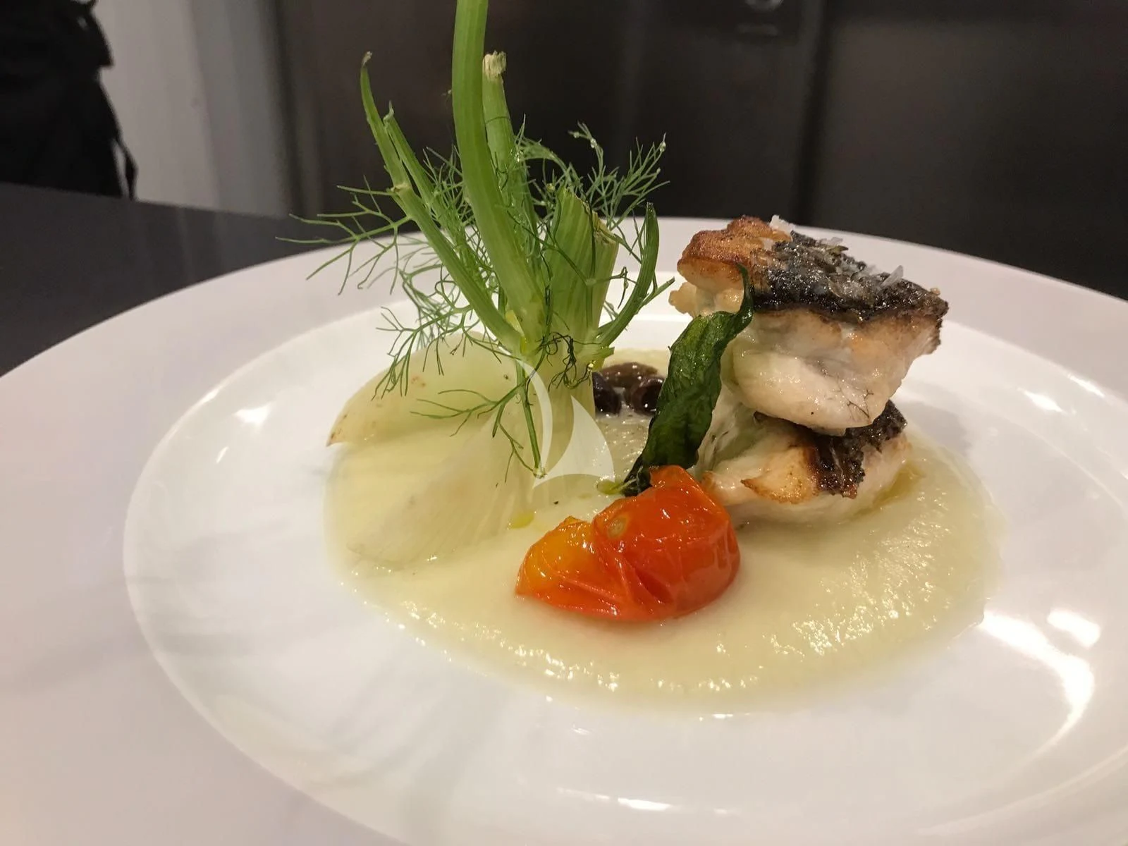 a plate of food aboard R23 Yacht for Charter