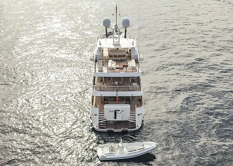a boat in the water aboard R23 Yacht for Charter