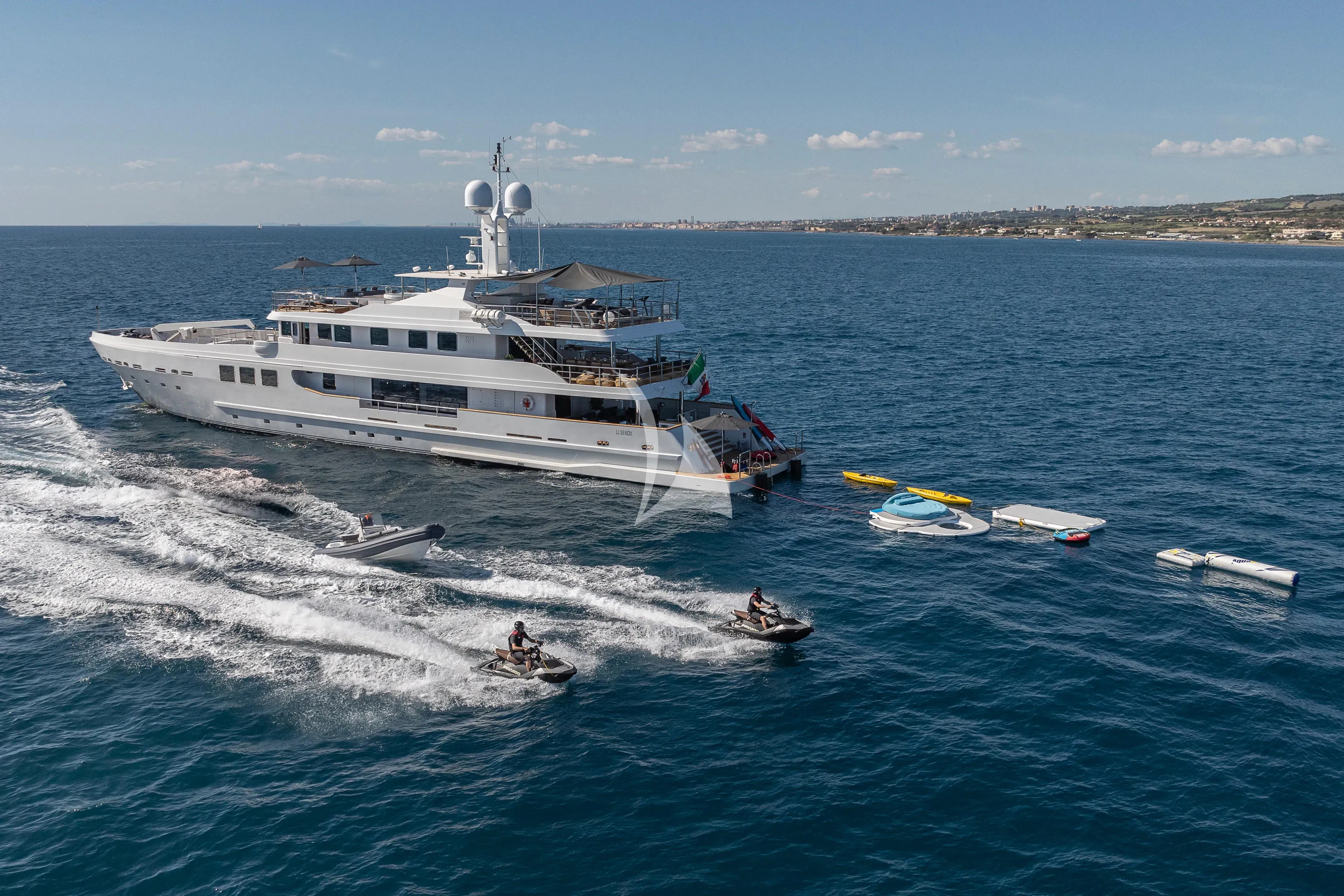 a boat and a boat on the water aboard R23 Yacht for Charter