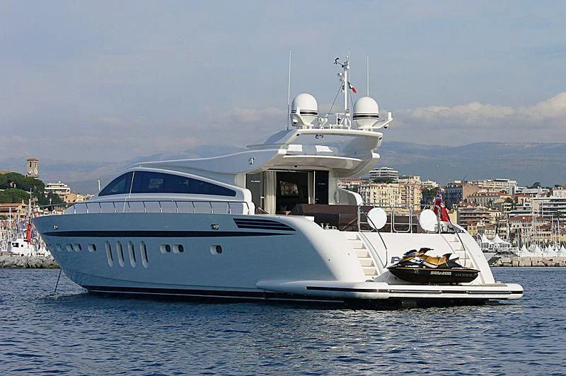 a boat on the water aboard ALEON Yacht for Sale