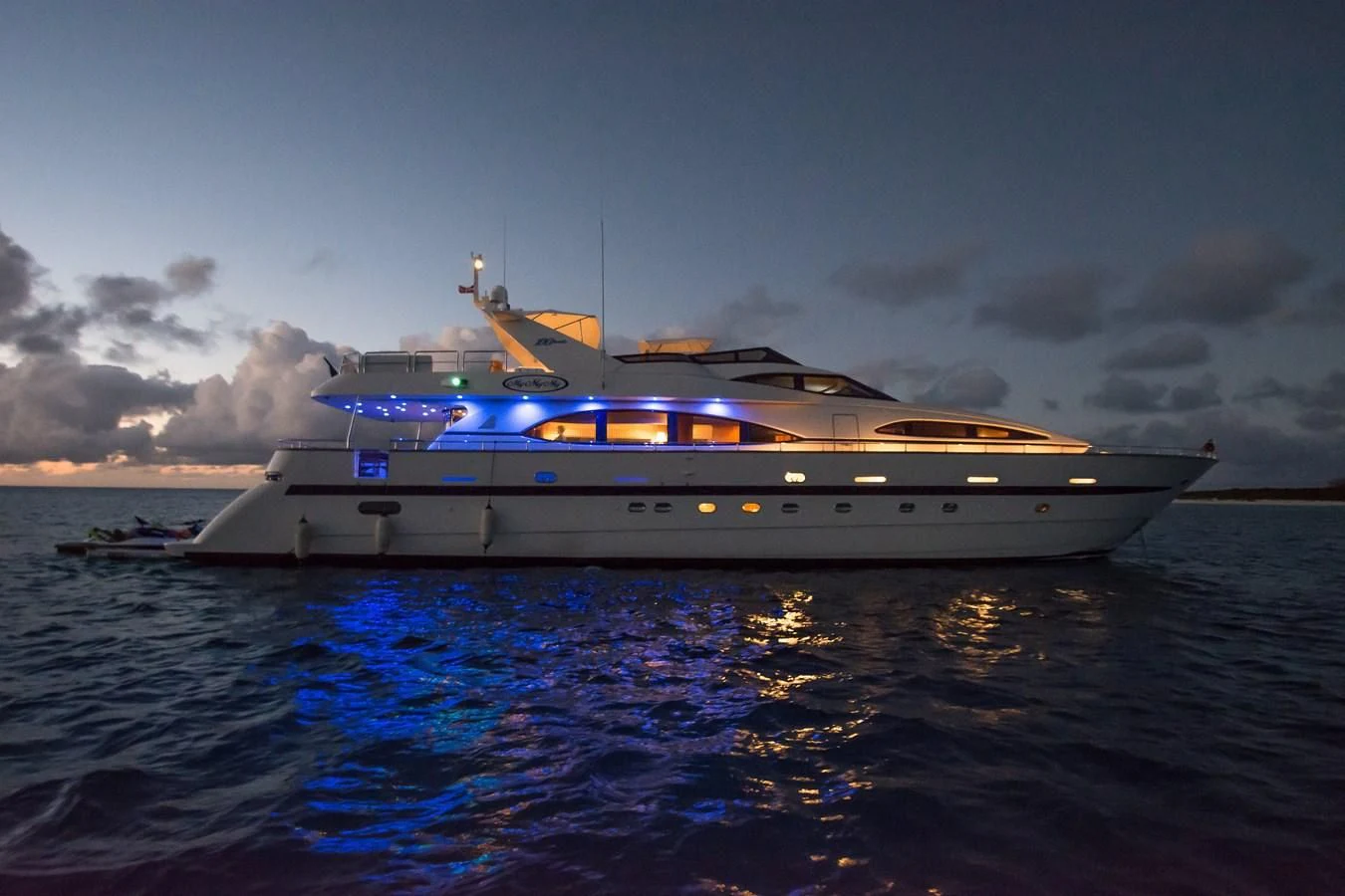 a white yacht in the water aboard NO NAME AZIMUT 100 JUMBO Yacht for Sale