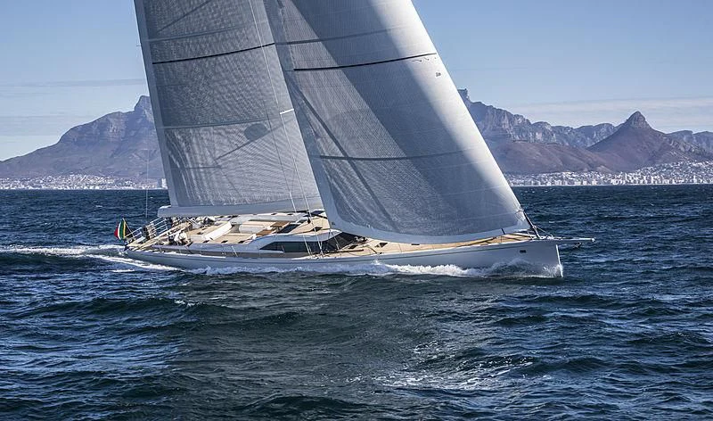 a sailboat on the water aboard POWER OF 2 Yacht for Sale