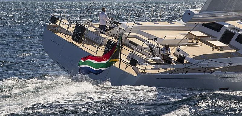 a boat on the water aboard POWER OF 2 Yacht for Sale
