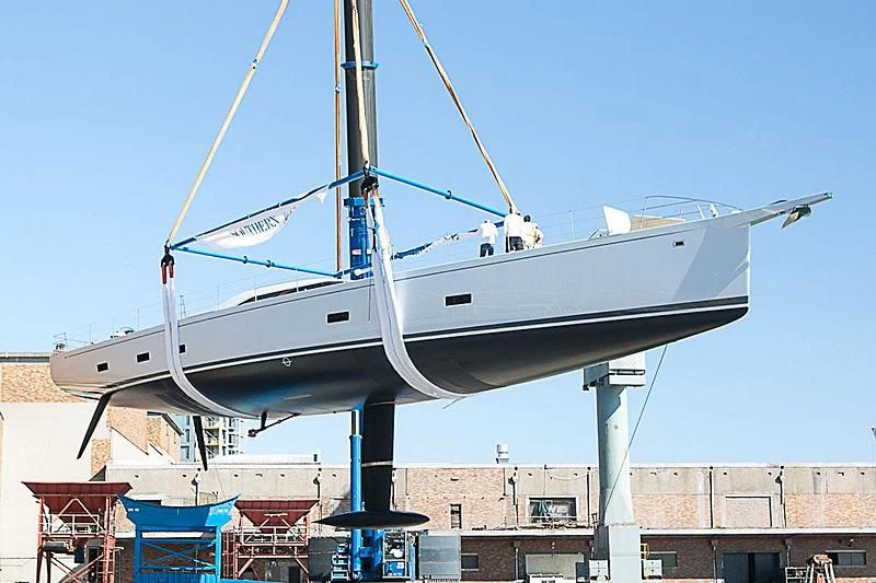 a boat docked at a pier aboard POWER OF 2 Yacht for Sale